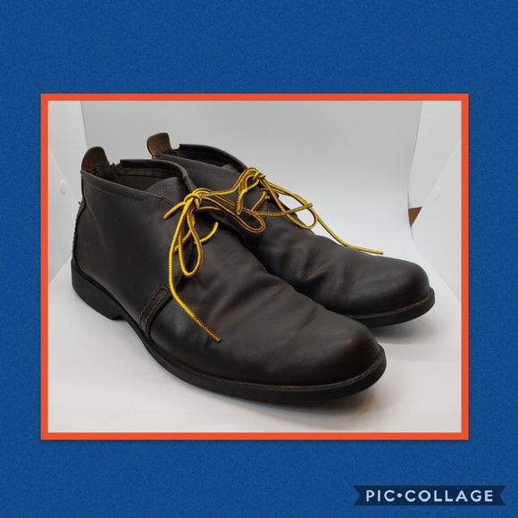 Timberland Brown Leather Chukka  Size 10.5 - Picture 2 of 8